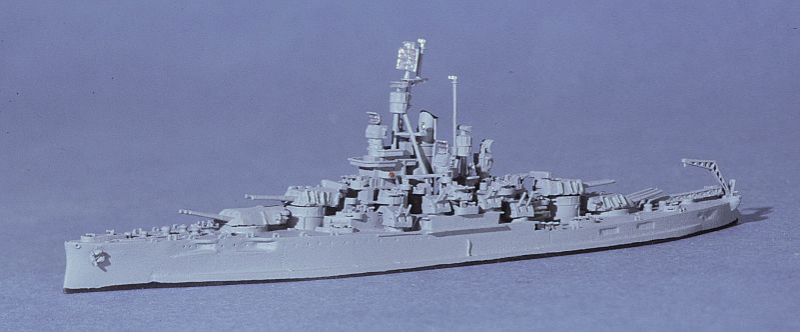 Battleship "Nevada" (1 p.) USA 1944 Neptun N1307A